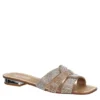Michael By Michael Shannon Womens Skylar Slide Sandal - Med Metallic -Shoe Style Sales US 01 202475 00