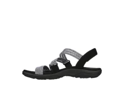Skechers Womens Reggae Slim - Sweet Route Womens Sandal - Black -Shoe Style Sales US 01 202492 02