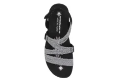 Skechers Womens Reggae Slim - Sweet Route Womens Sandal - Black -Shoe Style Sales US 01 202492 03