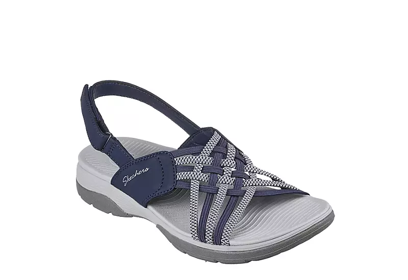 Skechers Womens Arch Fit Reggae Sport-hometown Womens Sandal - Navy 3 Skechers Womens Arch Fit Reggae Sport-hometown Womens Sandal - Navy