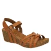 Bjorndal Womens Lily Wedge Sandal - Tan -Shoe Style Sales US 01 202508 00
