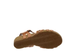 Bjorndal Womens Lily Wedge Sandal - Tan -Shoe Style Sales US 01 202508 06