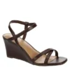 Michael By Michael Shannon Womens Lulu Wedge Sandal - Espresso -Shoe Style Sales US 01 202628 00
