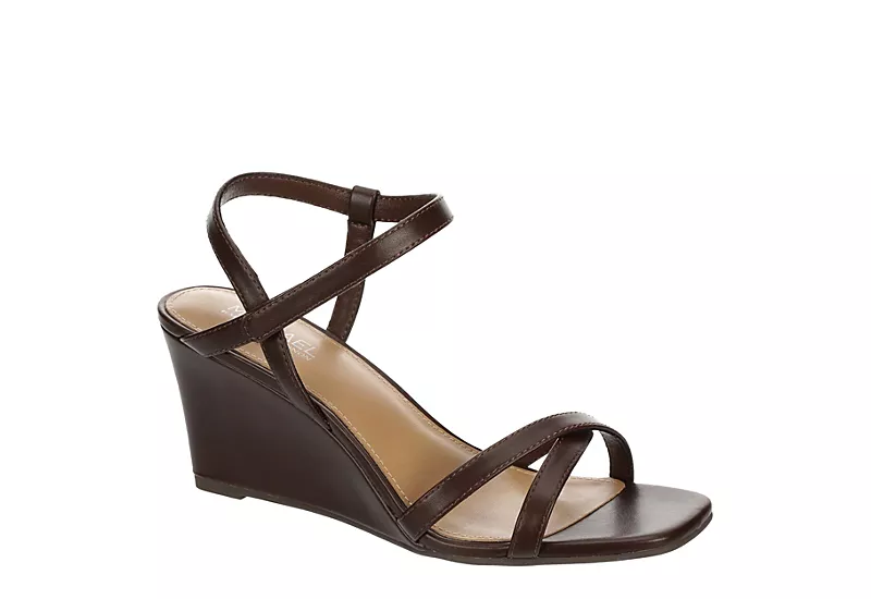 Michael By Michael Shannon Womens Lulu Wedge Sandal - Espresso 3 Michael By Michael Shannon Womens Lulu Wedge Sandal - Espresso