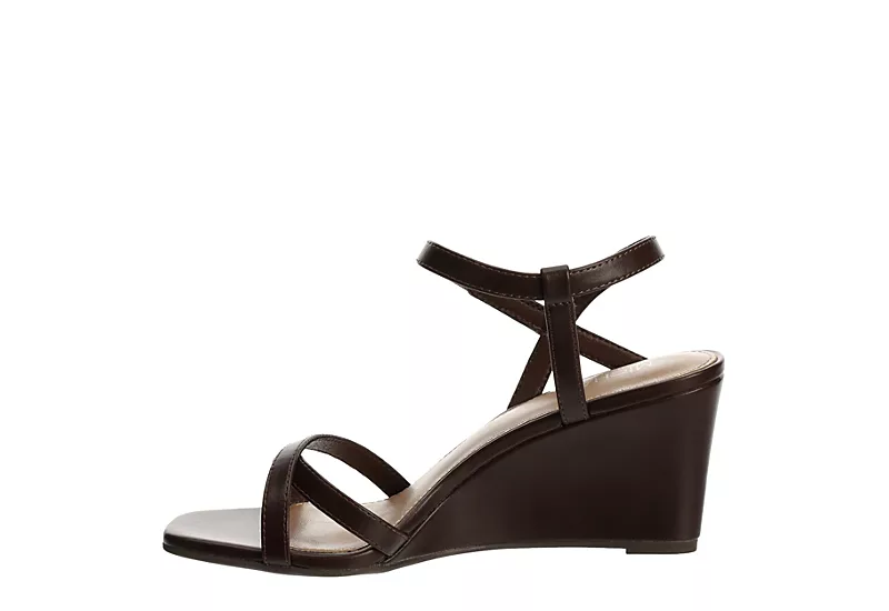 Michael By Michael Shannon Womens Lulu Wedge Sandal - Espresso 6 Michael By Michael Shannon Womens Lulu Wedge Sandal - Espresso - Image 4