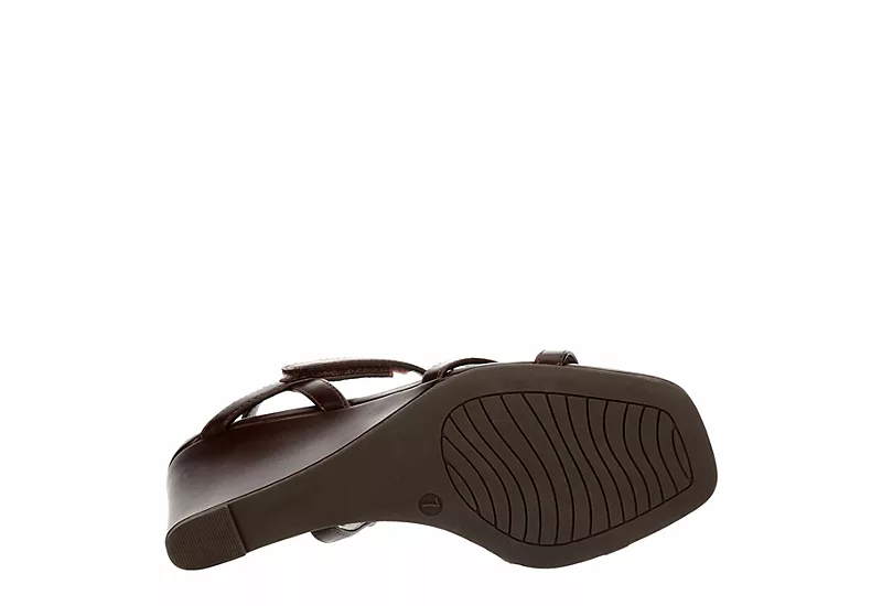 Michael By Michael Shannon Womens Lulu Wedge Sandal - Espresso 9 Michael By Michael Shannon Womens Lulu Wedge Sandal - Espresso - Image 7