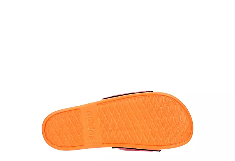 Adidas Womens Adilette Comfort Slide Sandal - Orange 9 Adidas Womens Adilette Comfort Slide Sandal - Orange - Image 7