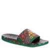 Adidas Womens Adilette Comfort Slide Sandal - Green -Shoe Style Sales US 01 202664 00