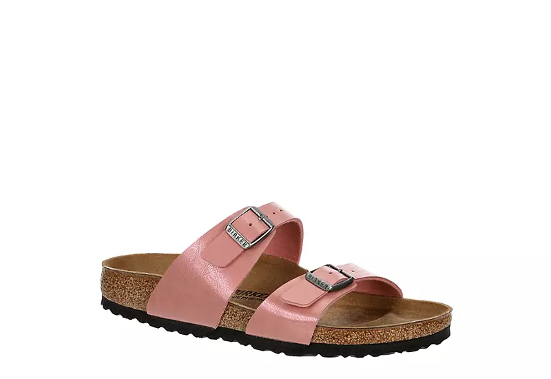 Birkenstock Womens Sydney Footbed Sandal - Pink 3 Birkenstock Womens Sydney Footbed Sandal - Pink