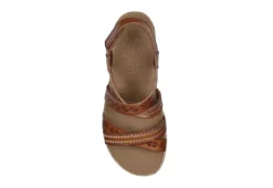 Skechers Womens Beverlee-delicate Glow Wedge Sandal - Cognac -Shoe Style Sales US 01 202852 03