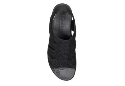 Skechers Womens Pier Lite-memory Maker Sandal - Black -Shoe Style Sales US 01 203055 05