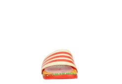 Adidas Womens Adilette Comfort Slide Sandal - Pale Yellow -Shoe Style Sales US 01 203098 02