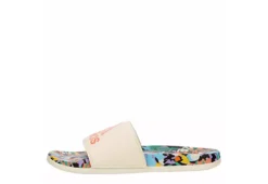 Adidas Womens Adilette Comfort Slide Sandal - Off White -Shoe Style Sales US 01 203099 03