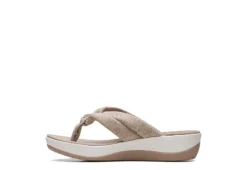 Clarks Womens Arla Kaylie Flip Flop Sandal - Sand -Shoe Style Sales US 01 203198 03