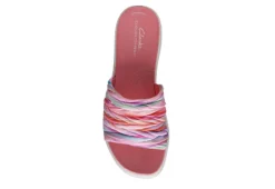 Clarks Womens Drift Petal Slide Sandal - Multicolor -Shoe Style Sales US 01 203205 05