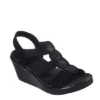 Skechers Womens Rumble On - Camp Glam Wedge Sandal - Black 1 Skechers Womens Rumble On - Camp Glam Wedge Sandal - Black -Shoe Style Sales US 01 203242 00