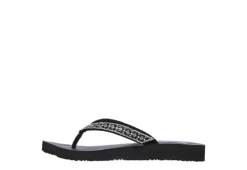 Skechers Womens Lotus Bae Flip Flop Sandal - Black -Shoe Style Sales US 01 203260 02