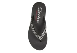 Skechers Womens Lotus Bae Flip Flop Sandal - Black -Shoe Style Sales US 01 203260 03