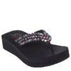 Skechers Womens Lovely Oasis Flip Flop Sandal - Black -Shoe Style Sales US 01 203267 00