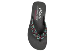 Skechers Womens Lovely Oasis Flip Flop Sandal - Black 12 Skechers Womens Lovely Oasis Flip Flop Sandal - Black -Shoe Style Sales US 01 203267 03