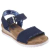 Skechers Womens Desert Kiss - Adobe Princess Wedge Sandal - Navy -Shoe Style Sales US 01 203275 00