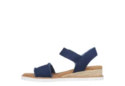 Skechers Womens Desert Kiss - Adobe Princess Wedge Sandal - Navy 11 Skechers Womens Desert Kiss - Adobe Princess Wedge Sandal - Navy -Shoe Style Sales US 01 203275 02
