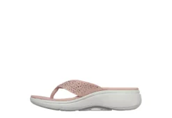 Skechers Womens Dazzle- Arch Fit Flip Flop Sandal - Pink -Shoe Style Sales US 01 203276 02