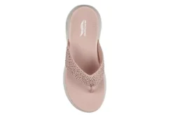 Skechers Womens Dazzle- Arch Fit Flip Flop Sandal - Pink -Shoe Style Sales US 01 203276 03