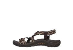 Skechers Womens Reggae Irie Mon Trail Grazer Outdoor Sandal - Chocolate -Shoe Style Sales US 01 203282 02