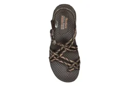 Skechers Womens Reggae Irie Mon Trail Grazer Outdoor Sandal - Chocolate -Shoe Style Sales US 01 203282 03