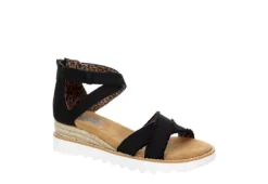 Skechers Womens Desert Kiss Hi - Savvy Sleek - Black