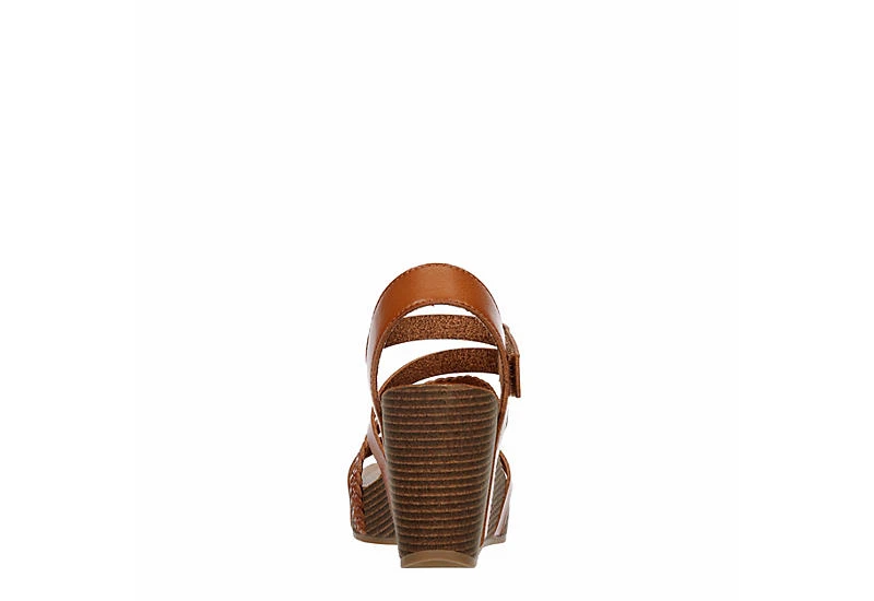 Xappeal Womens Maggy Wedge Sandal - Cognac 7 Xappeal Womens Maggy Wedge Sandal - Cognac - Image 5