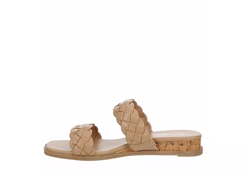 Michael By Michael Shannon Womens Patrice Wedge Sandal - Beige 6 Michael By Michael Shannon Womens Patrice Wedge Sandal - Beige - Image 4