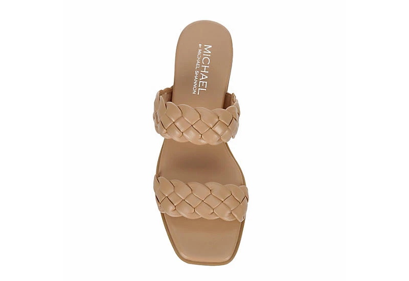 Michael By Michael Shannon Womens Patrice Wedge Sandal - Beige 8 Michael By Michael Shannon Womens Patrice Wedge Sandal - Beige - Image 6