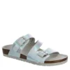 Bjorndal Womens Delaney Footbed Sandal - Silver -Shoe Style Sales US 01 203311 00