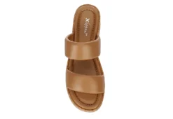 Xappeal Womens Bethany Wedge Sandal - Tan -Shoe Style Sales US 01 203326 05