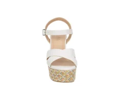 Michael By Michael Shannon Womens Luna Wedge Sandal - White -Shoe Style Sales US 01 203329 02