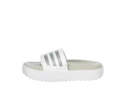 Adidas Womens Adilette Platform Slide Sandal - White -Shoe Style Sales US 01 203333 03