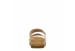 Reef Womens Banded Horizon Hi Slide Sandal - Sand -Shoe Style Sales US 01 203342 04