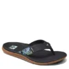 Reef Womens Santa Ana Flip Flop Sandal - Black -Shoe Style Sales US 01 203343 00
