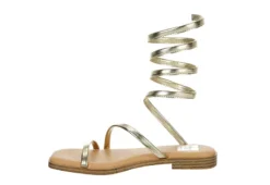 Dv By Dolce Vita Womens Maralin Flat Sandal - Gold -Shoe Style Sales US 01 203350 03