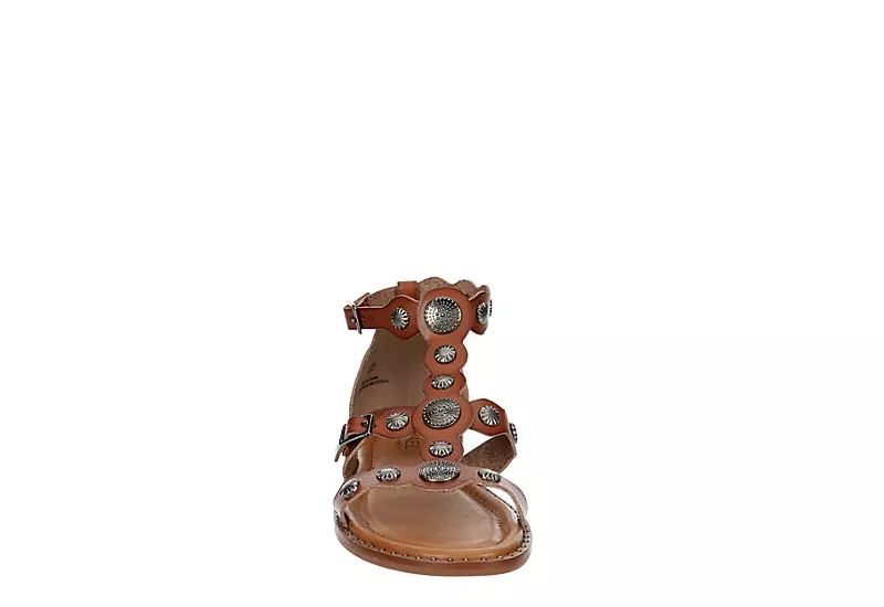 Michael By Michael Shannon Womens Kelsey Gladiator Sandal - Cognac 5 Michael By Michael Shannon Womens Kelsey Gladiator Sandal - Cognac - Image 3