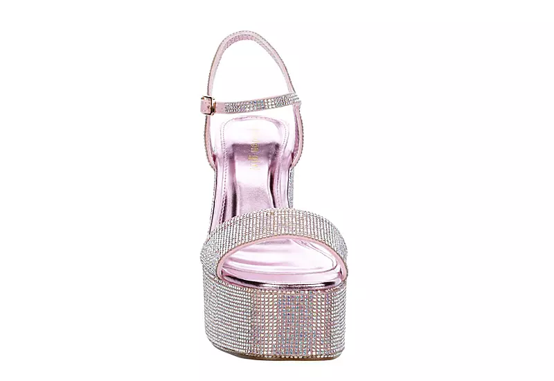 Madden Girl Womens Theo-r Wedge Sandal - Pink 5 Madden Girl Womens Theo-r Wedge Sandal - Pink - Image 3