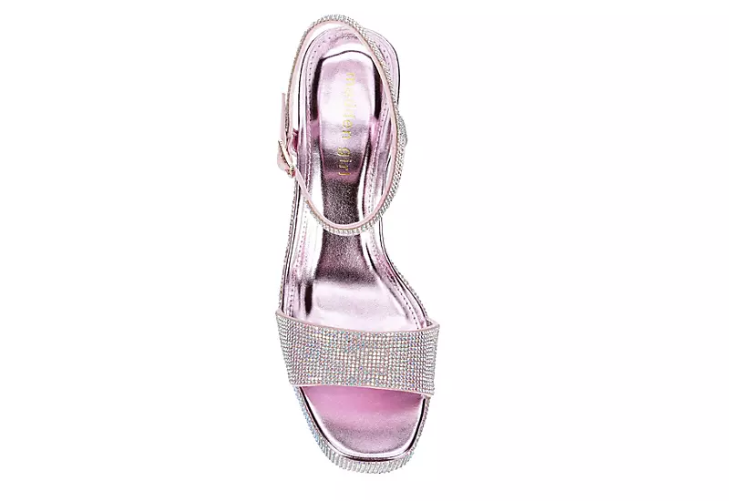 Madden Girl Womens Theo-r Wedge Sandal - Pink 8 Madden Girl Womens Theo-r Wedge Sandal - Pink - Image 6