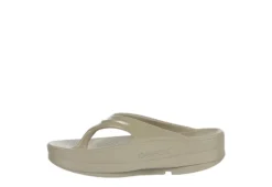 Oofos Womens Oomega Flip Flop Sandal - Khaki 12 Oofos Womens Oomega Flip Flop Sandal - Khaki -Shoe Style Sales US 01 203392 03