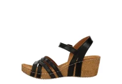 Bjorndal Womens Lily Wedge Sandal - Black -Shoe Style Sales US 01 203399 03