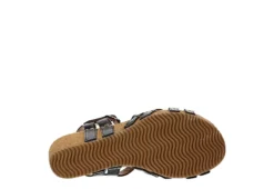 Bjorndal Womens Lily Wedge Sandal - Black -Shoe Style Sales US 01 203399 06