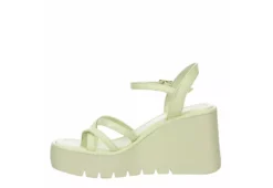 Madden Girl Womens Vaultt Wedge Sandal - Pale Green -Shoe Style Sales US 01 203412 03