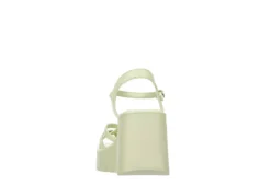 Madden Girl Womens Vaultt Wedge Sandal - Pale Green -Shoe Style Sales US 01 203412 04