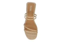 Michael By Michael Shannon Womens Liv Sandal - Tan -Shoe Style Sales US 01 203494 05